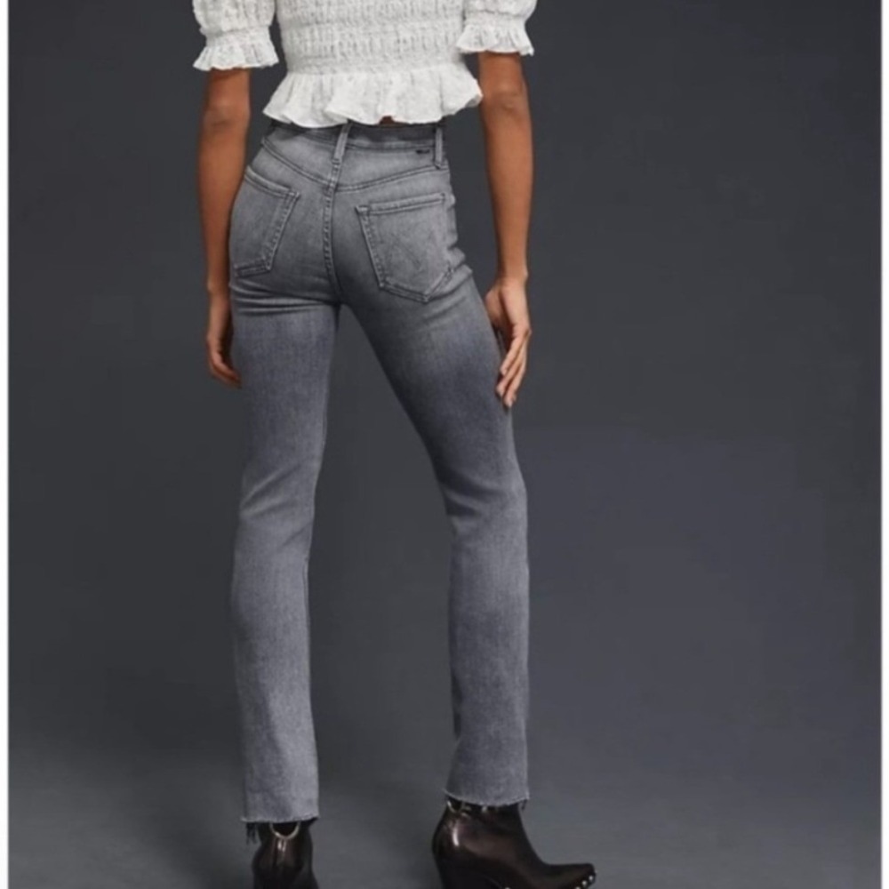 Mother THE PIXIE DAZZLER ANKLE FRAY Jeans Women 27 DIGGING UP DIRT Button Fly - Picture 12 of 12